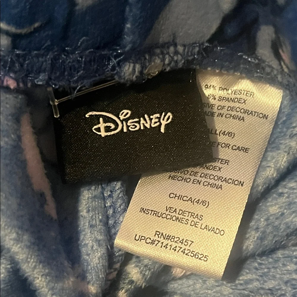 Disney Blue Pajama Pants with Stitch Design - Picture 2 of 9